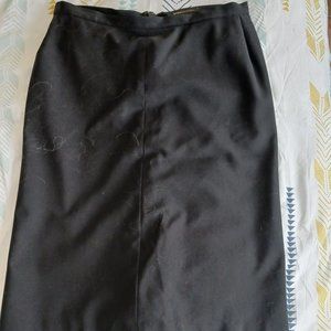 BCBG Max Azaria Short Black Skirt, Wool